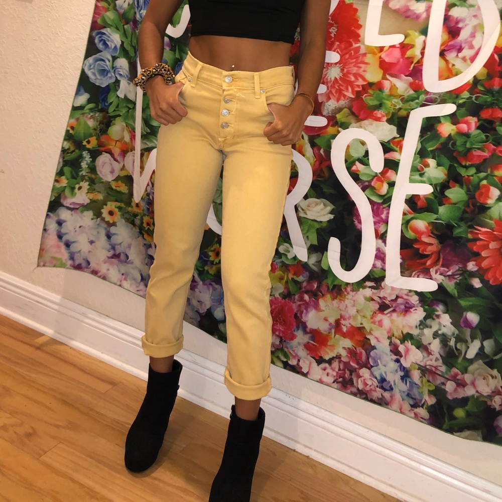 yellow Revice jeans size 24